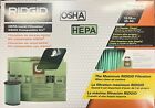 RIDGID VF6500 OSHA/HEPA Filter and Dust Bags for 12-16 Gal Shop Vacs