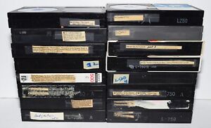 Lot of 16 Recorded Beta Tapes Sold as Used Blank Unknown Content 1970s 1980s #51