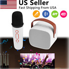 Karaoke Machine for Kids Portable Bluetooth Speaker Systems W/ Wireless Mic Gift