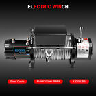 12V 12000LB Electric Winch Towing Trailer Steel Cable Off Road for JEEP Wrangler (For: Jeep)