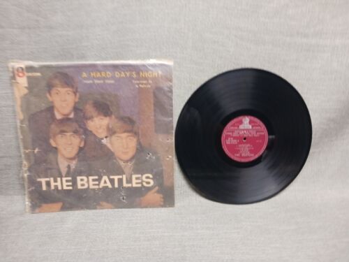 The Beatles A Hard Day's Night CHILE LDC-36506 1964 Odeon Label Rough Cover Read