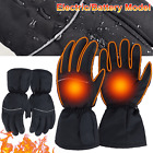 Winter Electric Heated Gloves Rechargeable Battery Hand Warm Windproof Thermal