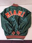 Never Worn Vintage Miami Hurricanes Satin Jacket DeLong Made in USA - Large