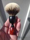Vintage / Antique Wood Shave Brush 💯 Years Old New Badger Knot