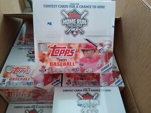 Lot (x2) 2021 Topps Series 1 MLB Baseball Factory Sealed 24-Pack RETAIL BOX