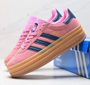 Adidas Womens Gazelle Bold W Ture Pink Women's Casual Shoes H06122