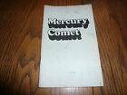 1974 Mercury Comet Owner Guide - Glove Box