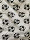CRATE AND BARREL Kids Soccer Ball Twin Flat And Fitted Sheets Organic CottonEUC