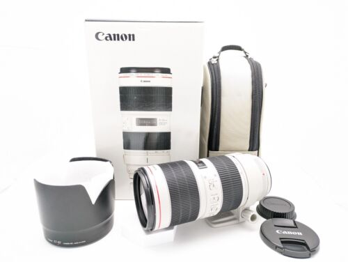Canon EF 70-200 mm f/2.8 L IS III USM Lens + Hood Mint in Box From Japan
