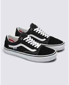 Vans Skate Old Skool - Black/White Sizes 8-13