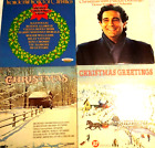Christmas Music Record Lot Vinyl Records Classic Christmas Songs Placido Domingo