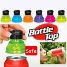 6Pcs Soda Saver Pop Beer Beverage Can Cap Flip Bottle Top Lid Protector Snap On