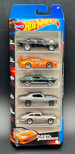 Hot Wheels Fast & Furious 5-Pack 2023 1:64 Die-cast Car Toyota Supra Orange