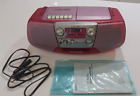 Vintage Sony CFD-V177 Portable BOOMBOX CD Cassette Player  AM FM Radio Tested