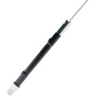 Solarcon TRX-1011B Black 4' Stainless Steel 500W Base-Loaded 1/4 Wave CB Antenna