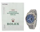 1997 Rolex Oyster Perpetual Datejust 16234 36mm Steel Blue Dial Automatic Watch