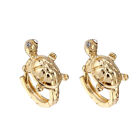 Gold Plated Tortoise Shape Earrings for Women/Girls