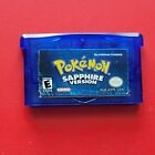 Pokemon: Sapphire Version Nintendo Game Boy Advance Authentic & Battery Run Dry