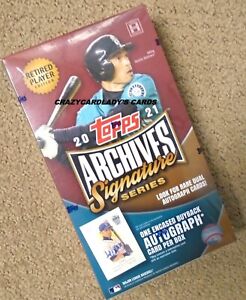2021 Topps Archives Signature Series Baseball Retired Player Edition Hobby Box