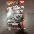 Hot Wheels 2023 HW Fast & Furious Series 1 9/10 Silver '20 Jeep Gladiator F9