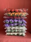 Artificial Flower Lot Of 8 Packages 25 Each Pack Total Of 200 Flowers Multicolor
