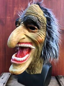 VTG. Fun World? Big Nose Goblin Troll Halloween mask horror 80s scary zombie