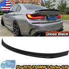 MP Style GLOSS BLACK Trunk Spoiler Lip For 2019-2023 BMW 3-Series G20 330i M340i