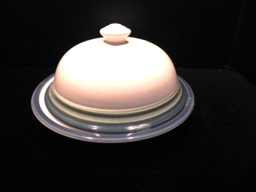 OCEAN BREEZE BY PFALTZGRAFF ROUND COVERED BUTTER  Dish - New