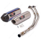 For Yamaha MT-07 XSR700 YZF R7 Complete Exhaust System Header Pipe 51mm Muffler (For: Yamaha XSR700)
