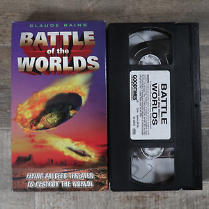 New ListingBattle of the World VHS Tape Claude Rains Sci-Fi Alien Invasion Film B Movie