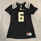 Nike Team Mighty Oregon Ducks Black NCAA Football Jersey #6 Size Youth Xs