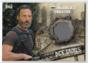 2017 The Walking Dead Evolution Costume Relics Black #RRG Rick Grimes /50  NM-MT
