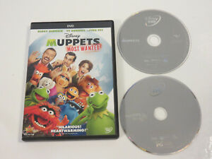 THE MUPPETS 2011 & THE MUPPETS MOST WANTED 14' WALT DISNEY 2 DISC SET COLLECTION
