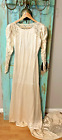 New ListingAntique 1920s/1930s Silk and Lace Wedding Dress - Flapper Style one of a kind