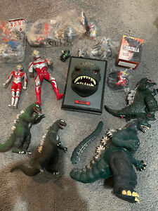 Lot of Vintage Godzilla & Ultraman Toys 25 Pieces Rare
