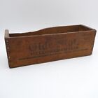 Wood Crate Armour Olde Style Mellowed Cheese Chicago General Store Vintage