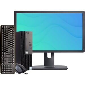 Dell PC i5 Desktop Computer 16GB RAM 240GB SSD 24in LCD Windows 10 Home Wi-Fi