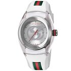 Gucci Women's Sync L White Rubber Strap Quartz Watch - YA137302 ($670 MSRP)