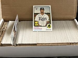 2022 Topps Heritage Complete Base Set 1-400 No SP cards or inserts Franco RC
