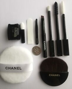 Authentic New Chanel Mini Makeup Brushes 10 Pcs Set All Purpose Brushes