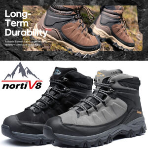 NORTIV 8 Men's Waterproof Hiking Boots Outdoor Trekking Backpacking Trail Shoes