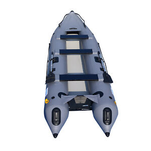 BRIS 14.1ft Inflatable Kayak Canoe Boat Fishing Tender Poonton Dinghy Boat