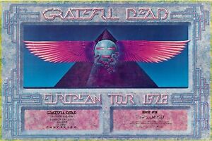 Grateful Dead 1978 Egypt/London AOR 4.239 Poster