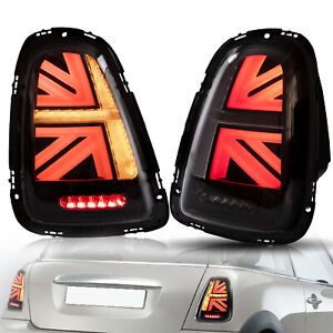 VLAND LED TailLights For BMW Mini Cooper R56 R57 R58 R59 2007-2013 w/Smoked Lens (For: More than one vehicle)