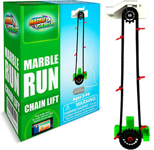 Marble Genius Automatic Chain Lift - The Perfect Marble Run Accessory Add-On Set