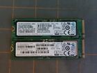 Lot of 2 SSD PM981 M.2 SATA 256GB Solid State Drives MZ-VLB2560
