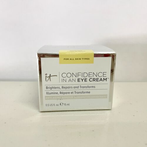 It Cosmetics Confidence In An EYE CREAM 0.5 oz / 15 ml New In Box