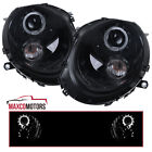 Smoke Projector Headlights Fits 2007-2013 Mini Cooper S LED Halo Lamp Left+Right (For: More than one vehicle)