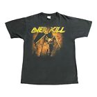 Vintage 2005 Over Kill RELIXIV Metal Band Shirt Faded Black Men's Large