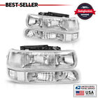 New ListingHeadlight Assembly Compatible with 1999-2002 Chevy Silverado 1500 2500/2000-2006